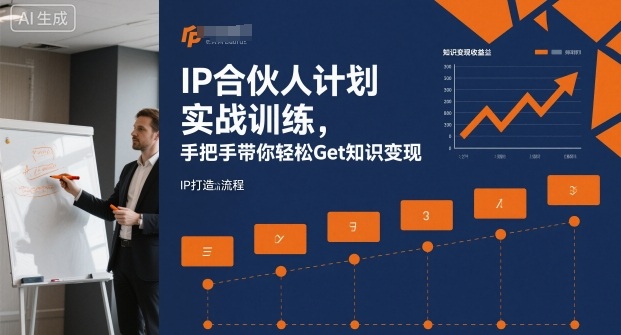 IP合伙人计划实战训练,手把手带你轻松Get知识变现|淘骐网赚资源库