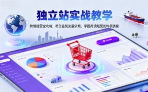 独立站实战教学，跨境经营全攻略，助您告别流量依赖，掌握跨境经营的终极奥|淘骐网赚资源库