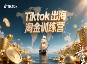 Tiktok出海淘金训练营,跨境电商TK实战变现|淘骐网赚资源库