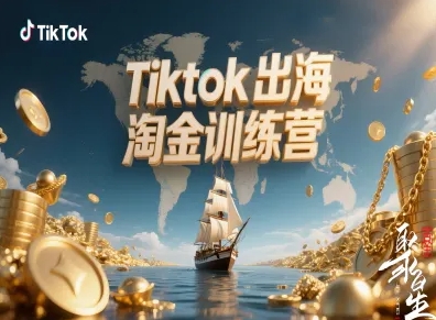Tiktok出海淘金训练营,跨境电商TK实战变现|淘骐网赚资源库