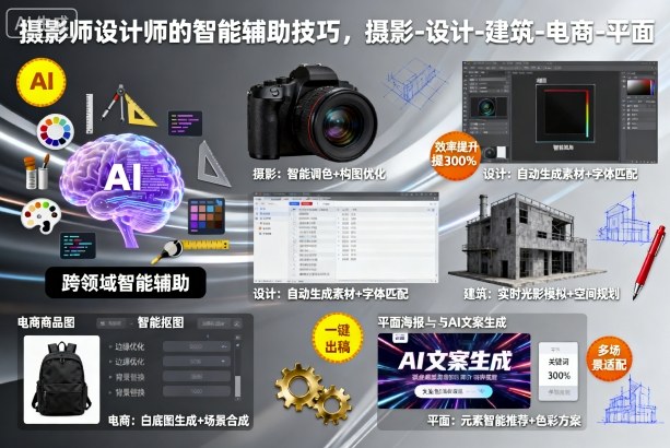 摄影师设计师的智能辅助技巧,摄影-设计-建筑-电商-平面|淘骐网赚资源库