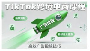 TikTok跨境电商全流程实操课,助力从业者掌握TikTok跨境电商运营核心技能,高效开展业务|淘骐网赚资源库