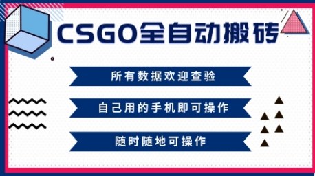 CSGO全自动搬砖,年底钱回家好项目,当天可拿到结果,新手小白轻松月入1W+【揭秘】|淘骐网赚资源库