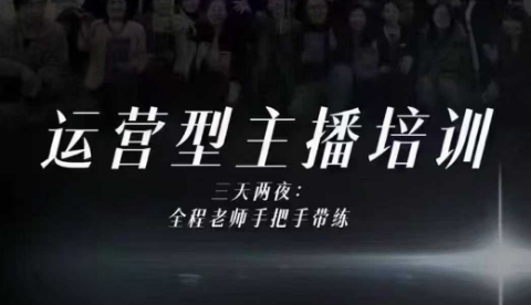 婉婉运营型主播培训线下课,主播四大能力,十小时线下录像+字幕,内容比线上课干|淘骐网赚资源库