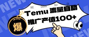 专注于Temu商家提供精准曝光浏览量,助力店铺排名提升和转化,单机日收入80-130【揭秘】|淘骐网赚资源库