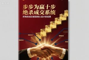 步步为赢十步绝杀成交系统,所有的成交都是精心设计的结果|淘骐网赚资源库
