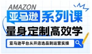 亚马逊新手开店从入门到精通，全面覆盖亚马逊开店各阶段要点，助新手从入门到精通|淘骐网赚资源库
