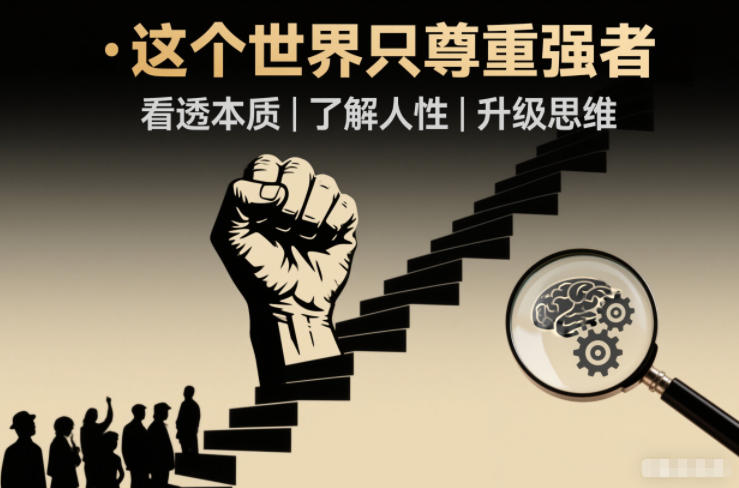 开悟1.0：这个世界只尊重强者，看透本质-了解人性-升级思维-第一资源库