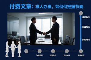 付费文章：求人办事，如何把握节奏|淘骐网赚资源库
