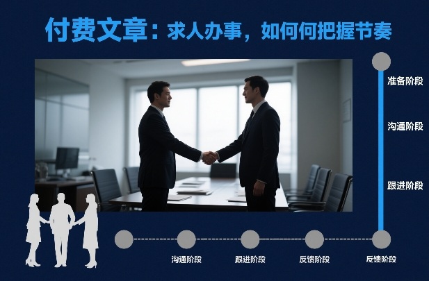 付费文章:求人办事,如何把握节奏|淘骐网赚资源库