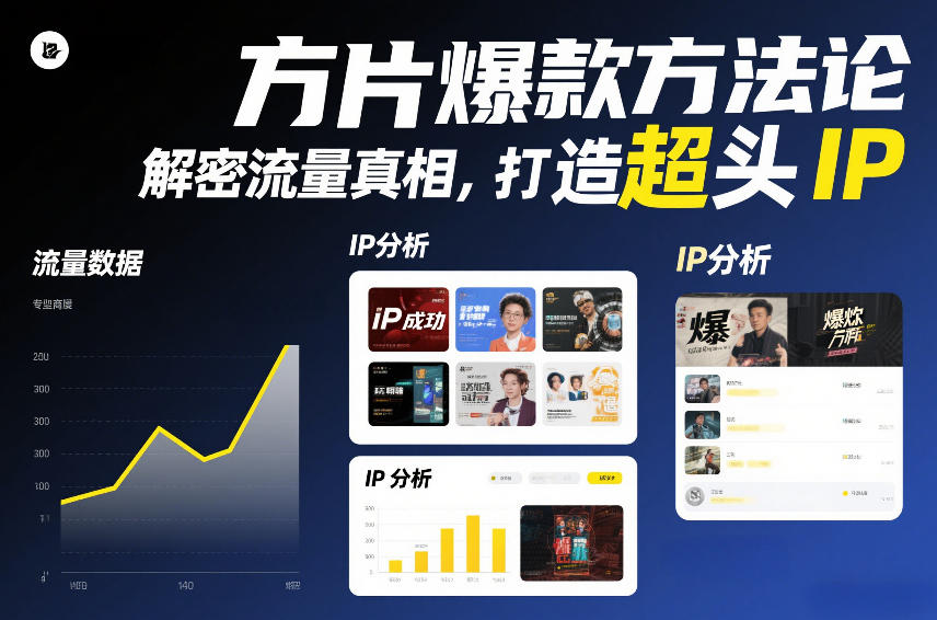 方片爆款方法论，解密流量真相，打造超头IP-第一资源库