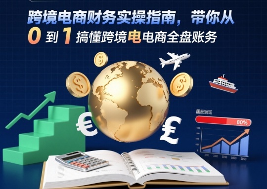 跨境电商财务实操指南,带你从0到1搞懂跨境电商全盘账务|淘骐网赚资源库