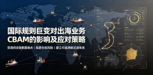 国际规则巨变对出海业务CBAM的影响及应对策略，帮助企业穿透供应链数据堵点，规避合规风险|淘骐网赚资源库
