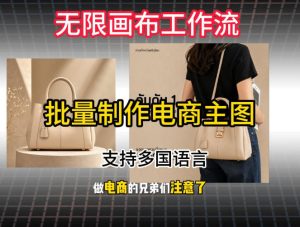批量复刻电商爆款主图工作流搭建教学,批量下载,支持多国语言,不管是国内电商还是跨境店群都能用|淘骐网赚资源库
