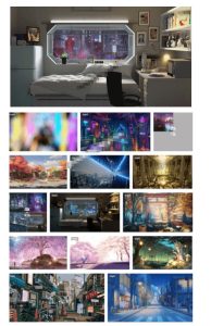 某宝付费购买!108GB,直播绿幕二次元3D动态虚拟背景合集,抖音动漫房间高清直播素材,电脑桌面壁纸|淘骐网赚资源库
