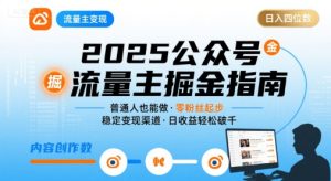 公众号流量主变现项目,普通人也能通过这个项目日入四位数(更新26年8月)|淘骐网赚资源库