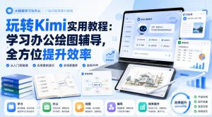 玩转Kimi实用教程:学习办公绘图辅导,全方位提升效率|淘骐网赚资源库
