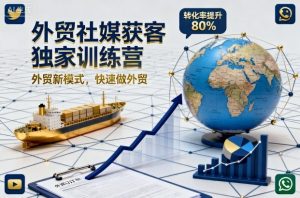 外贸社媒获客独家训练营,外贸新模式,快速做外贸(更新26年08月21日)|淘骐网赚资源库
