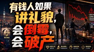 付费文章:有钱人如果讲礼貌,会倒霉,会破产|淘骐网赚资源库