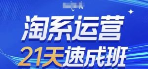 淘系运营21天速成班,0基础轻松搞定淘系运营,不做假把式,快速复制落地(更新26年8月)|淘骐网赚资源库