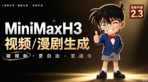 【MiniMaxH3一键懒人整合包】AI视频/漫剧生成工具,支持30_40_50显卡,ComfyUI整合包安装部署!最低8g显存也能跑!|淘骐网赚资源库