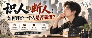 付费文章:识人与断人:如何评价一个人是否靠谱?|淘骐网赚资源库