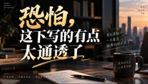 灏泽叔最新付费文章:恐怕,这下写的有点太通透了|淘骐网赚资源库