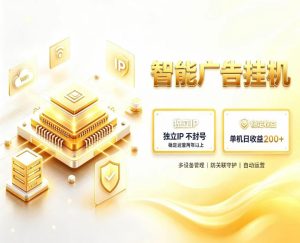 基于百度广告生态,零基础可做,三年成熟广告挂G变现项目,独立IP挂G,安全不封号【揭秘】|淘骐网赚资源库