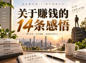 付费文章:关于賺钱的14条感悟|淘骐网赚资源库