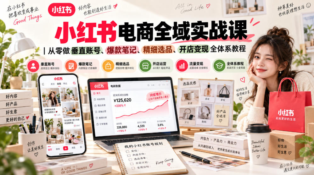 学科课件0到1变现全流程SOP|AI批量制作精品课件、优化排版、笔记引流、商品上架完整实操|淘骐网赚资源库