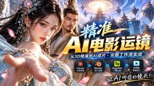 AI视频终于能精准运镜了!Claude+Blender+Higgsfield免费插件实测|淘骐网赚资源库