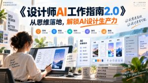 《设计师AI工作指南2.0》从思维落地-无水印,解锁AI设计生产力|淘骐网赚资源库
