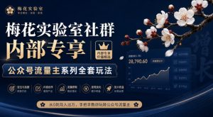 梅花实验室社群内部专享-公众号流量主系列全套玩法|淘骐网赚资源库