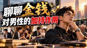 某公众号付费文章:聊聊金钱对男性的加持作用|淘骐网赚资源库