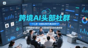 跨境AI头部社群,一个人顶一支团队的时代真正的开始了,分享跨境AI前沿,可落地的实战经验(更新09月11日)|淘骐网赚资源库