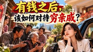 某公众号付费文章:有钱之后,该如何对待穷亲戚?|淘骐网赚资源库