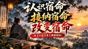 某公众号付费文章:认识宿命,接纳宿命,改变宿命(本文只适合非上班族阅读)|淘骐网赚资源库
