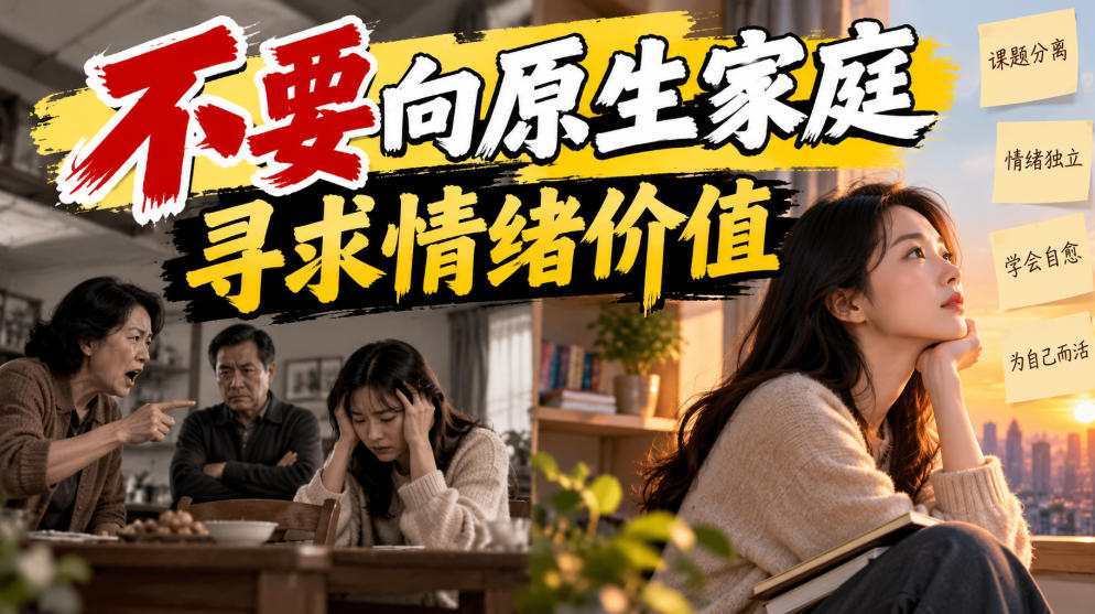 某公众号付费文章：不要向原生家庭寻求情绪价值|淘骐网赚资源库