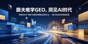 跟夫唯学GEO,洞见AI时代,把复杂技术“蒸馏”成通俗易懂的实操方法,一起开启全新的探索征程(更新26年10月)|淘骐网赚资源库